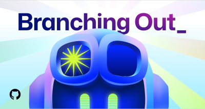 Decorative header image with a Copilot logo and the phrase 'Branching Out_'