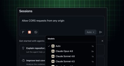 Header image with a screenshot of the model picker on the Agents tab for the Anthropic Claude third-party agent