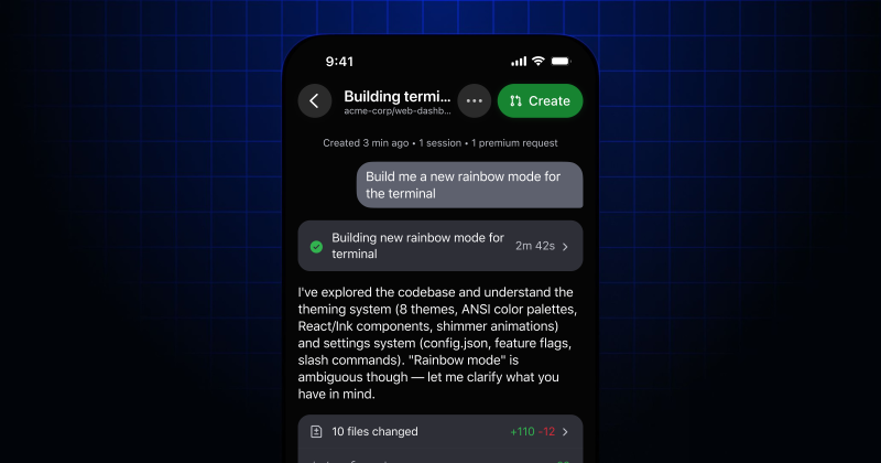 GitHub Mobile: Research and code with Copilot cloud agent anywhere ...