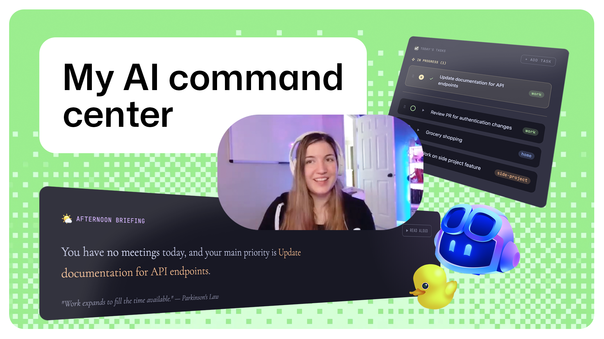 Build a personal organization command center with GitHub Copilot CLI
