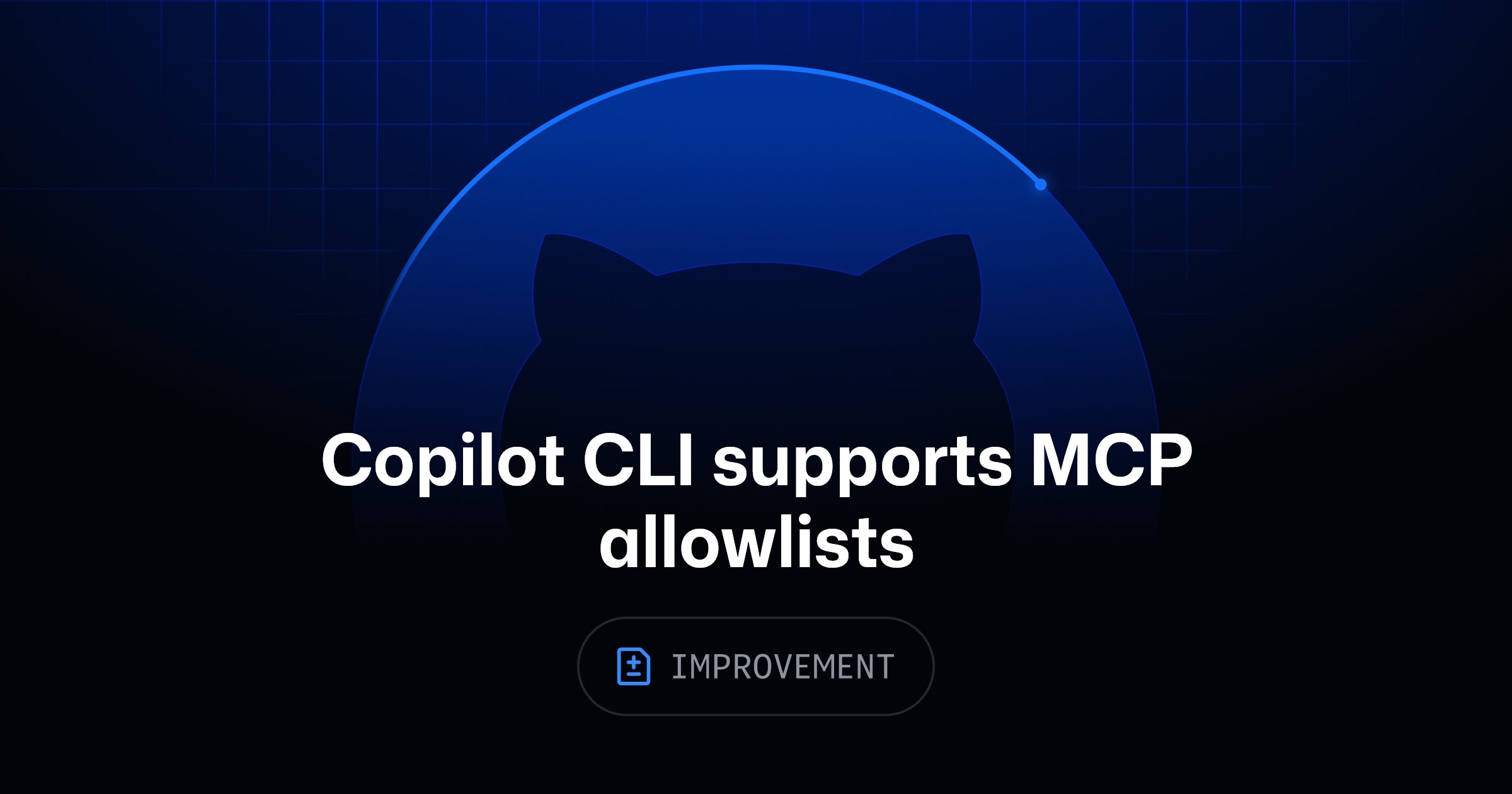 Copilot CLI supports custom registry based MCP allowlists - GitHub ...