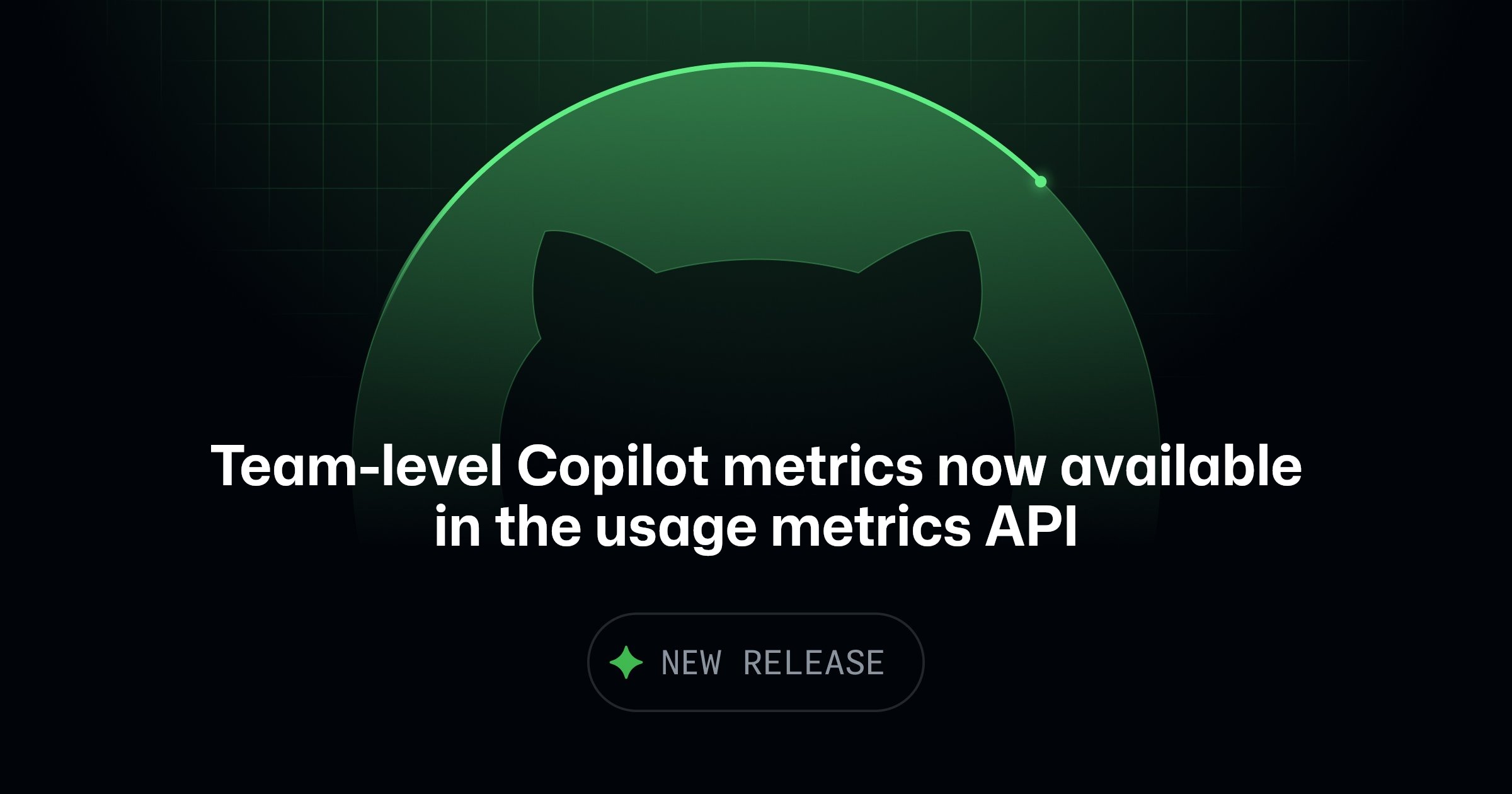 Team-level Copilot usage metrics now available via API