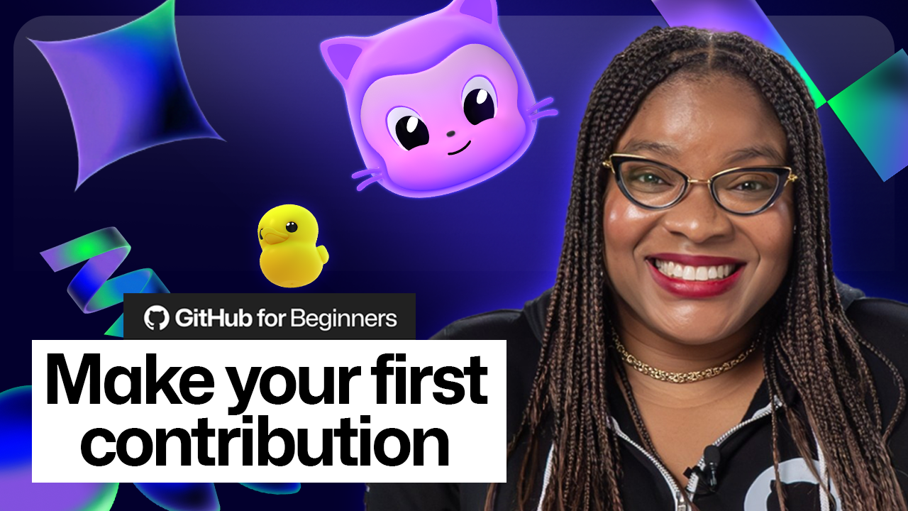 Header image with the text 'Make your first contribution'