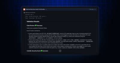 Security validation for third-party coding agents
