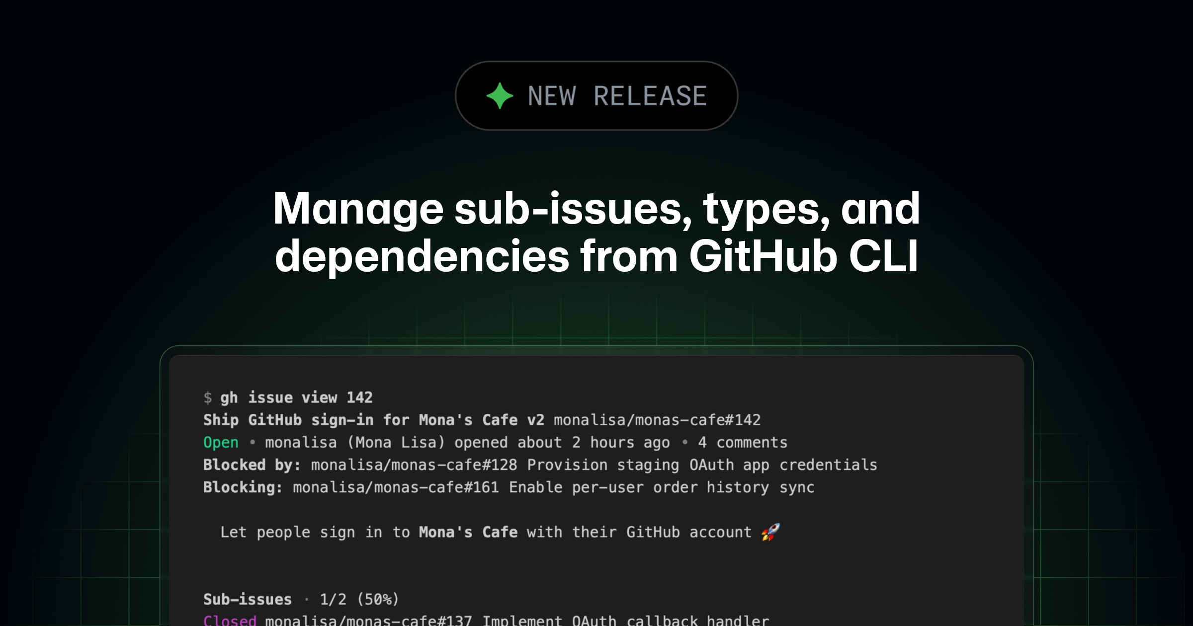 GitHub CLI v2.94.0 Enhances Issue Management