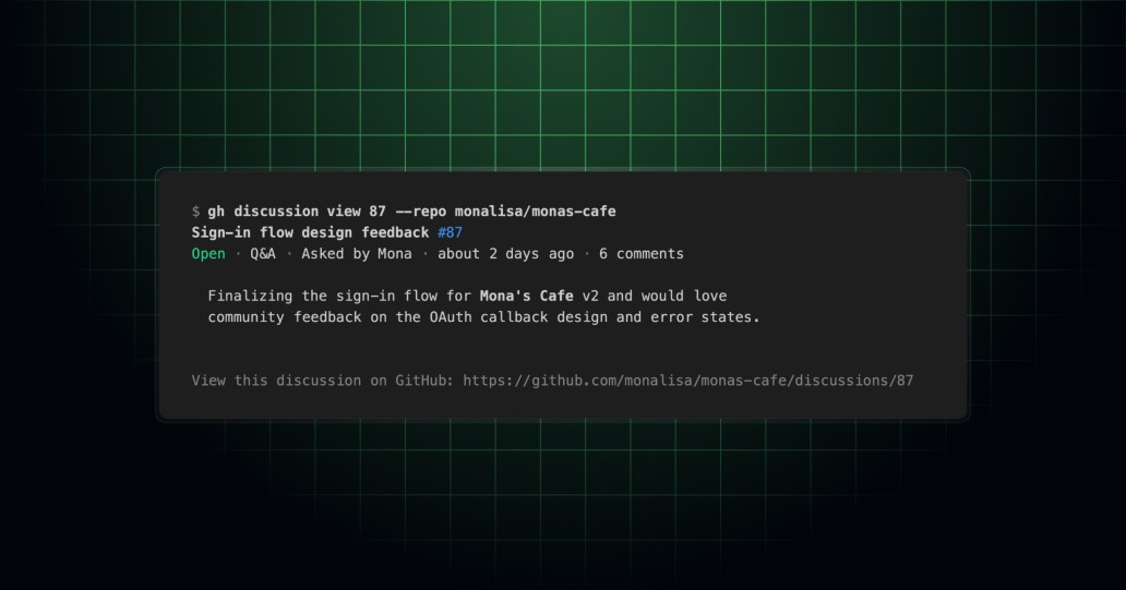 List, view, and create discussions in GitHub CLI - GitHub Changelog