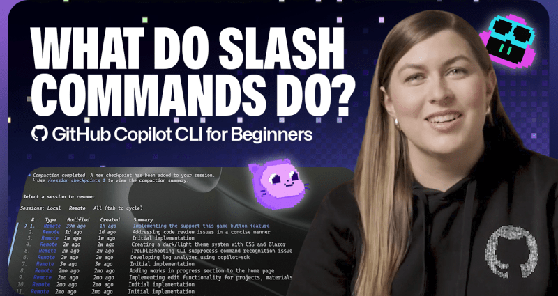Thumbnail for a video that says 'What do slash commands do?'