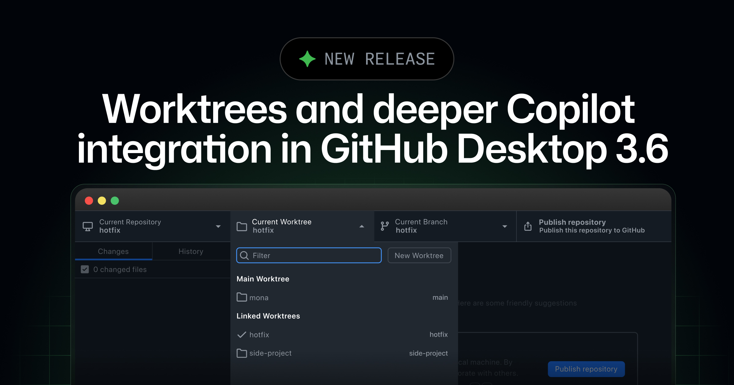 GitHub Desktop 3.6 Enhances Copilot Integration