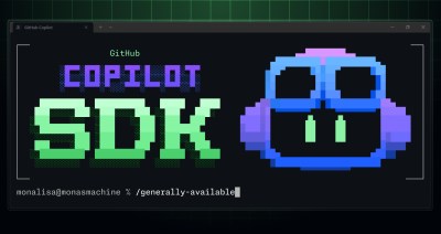 GitHub Copilot SDK logo in a terminal window