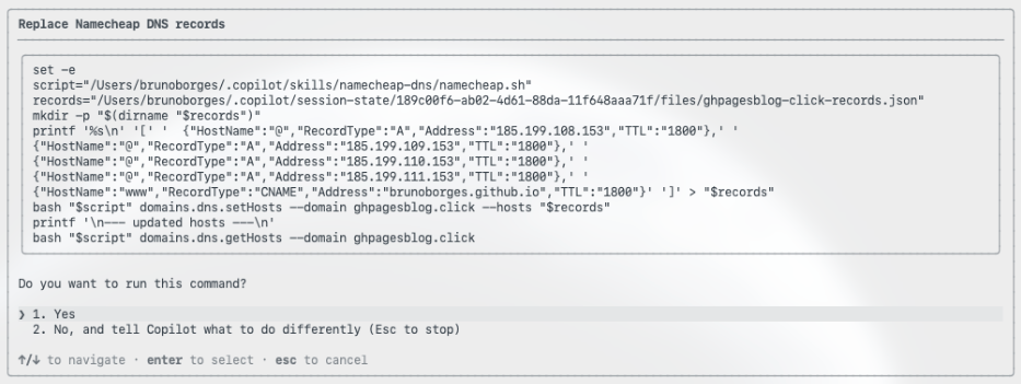 Screenshot showing 'Replace Namecheap DNS records.'