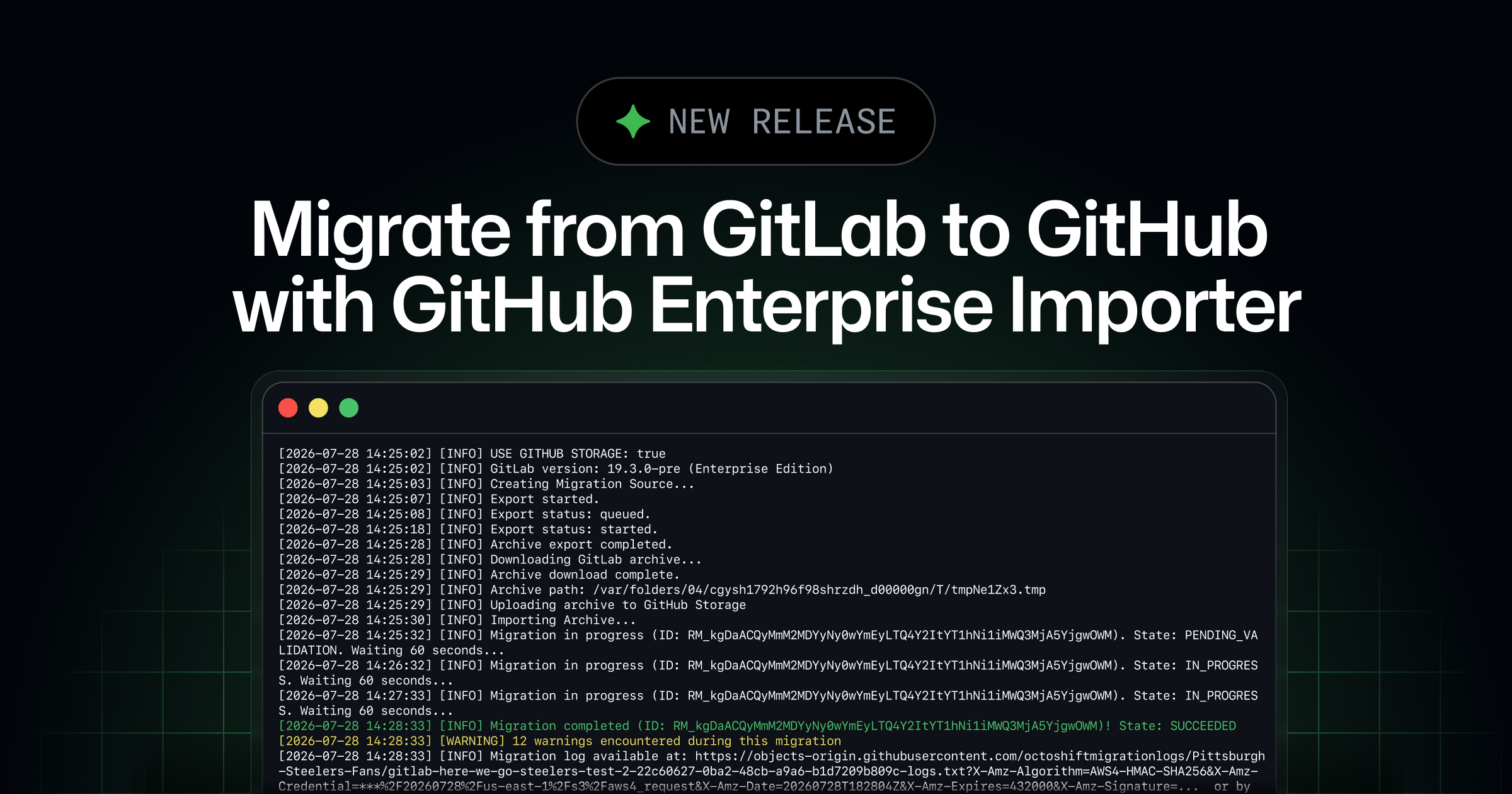 Migrate from GitLab to GitHub with GitHub Enterprise Importer