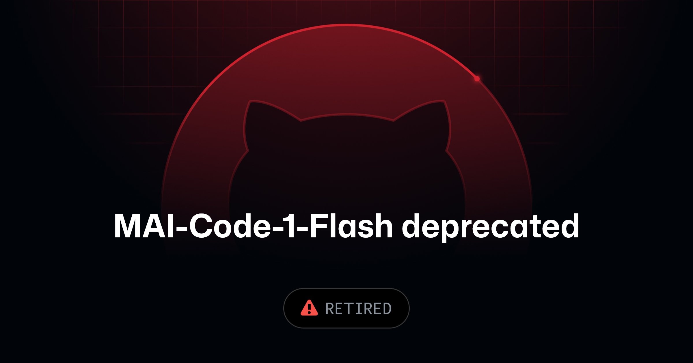 Upcoming deprecation of MAI-Code-1-Flash