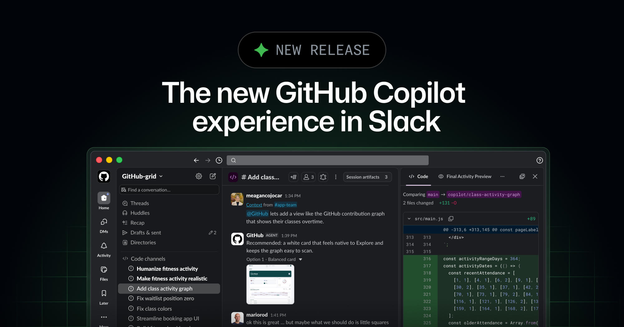 The new GitHub Copilot experience in Slack