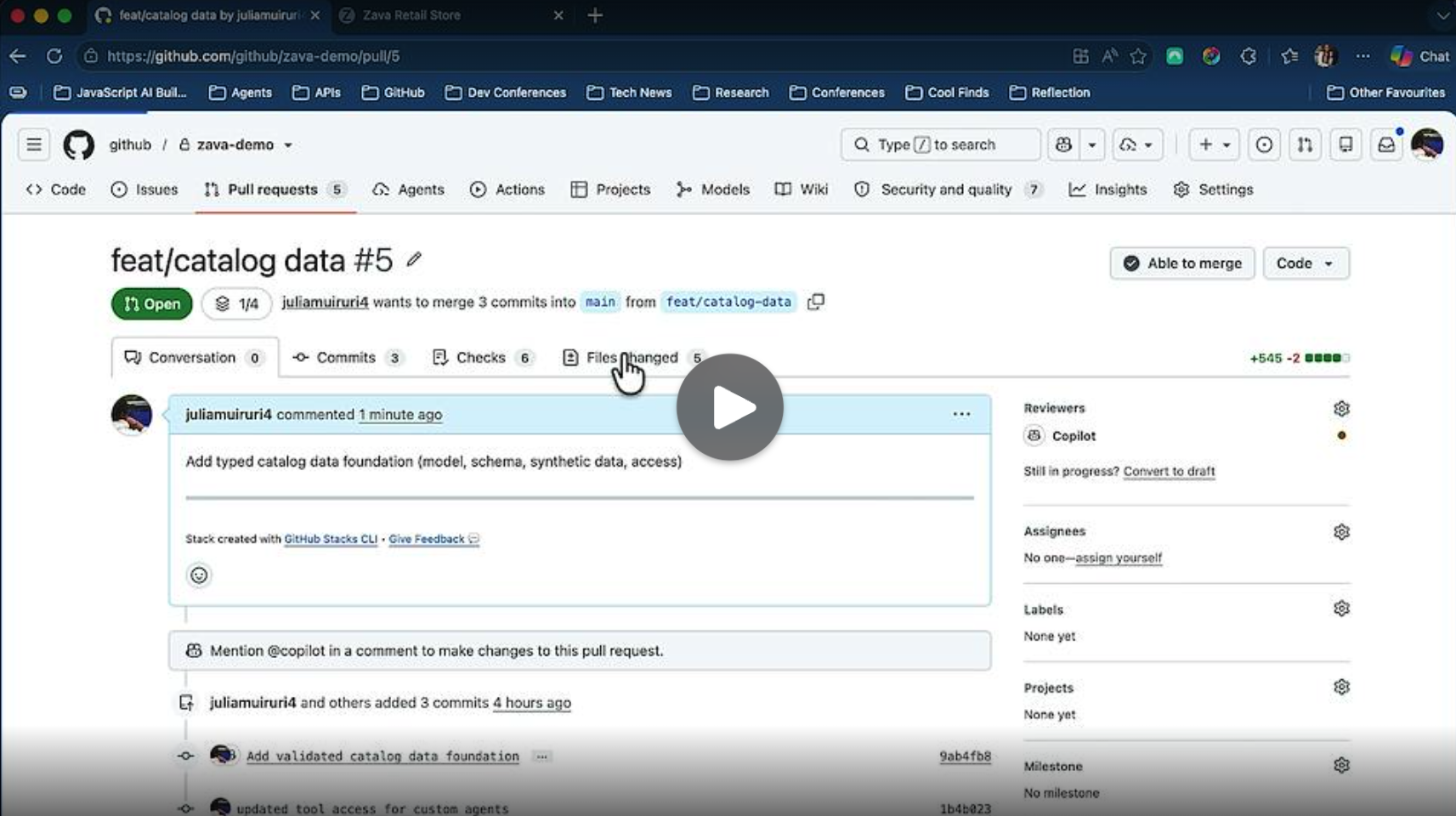 GitHub PR 页面的 Stack Map 组件