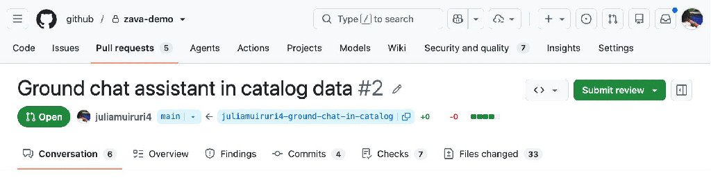 Animated gif showing the pull request size grow from 0 lines to over 1,500 lines.