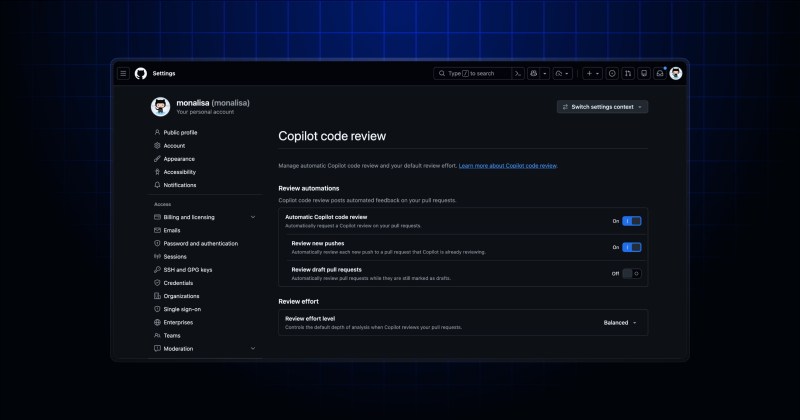 Coopilot Code More ways to request and configure Copilot code reviews - GitHub Changelog