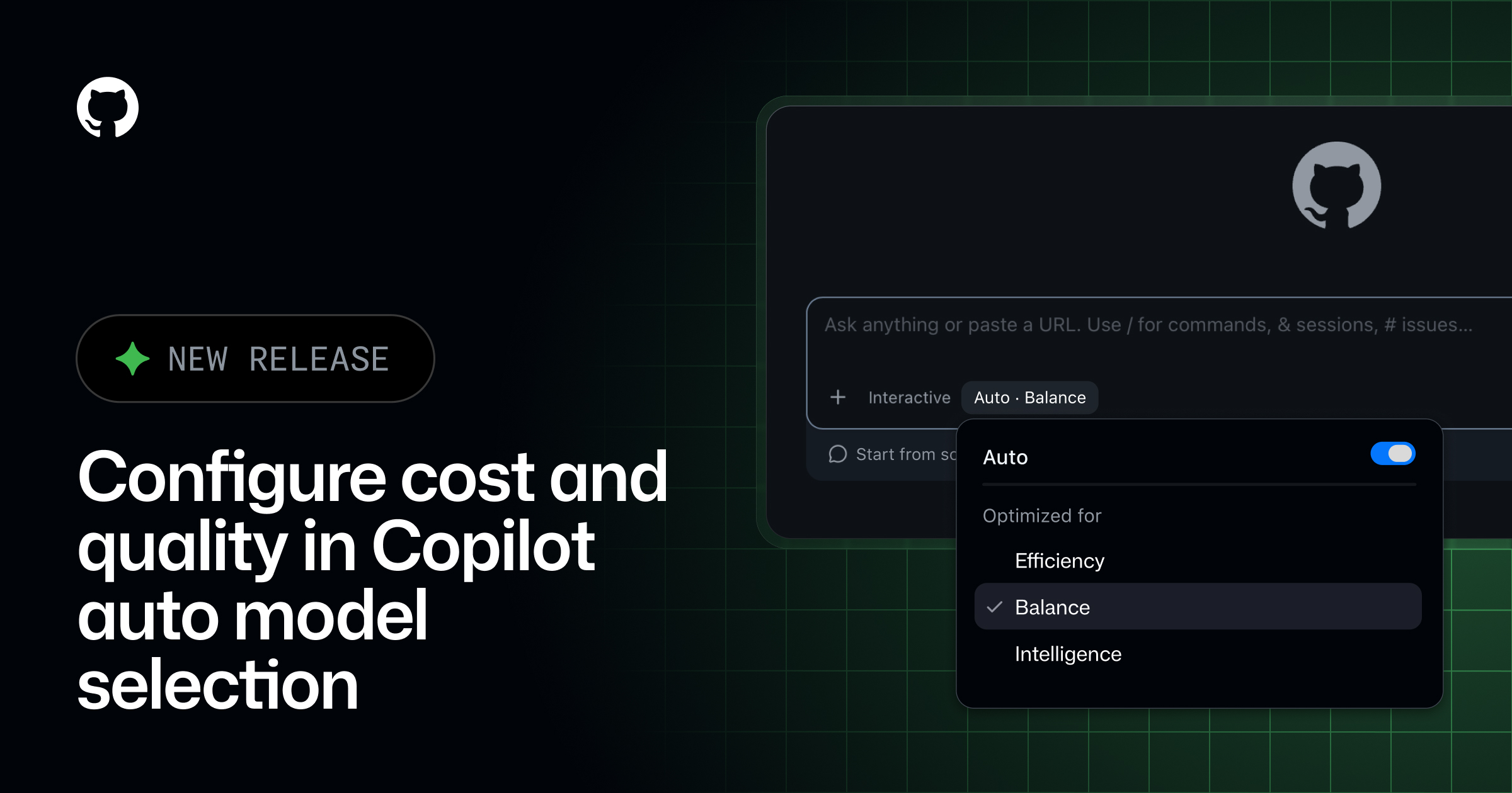 Configure cost and quality in Copilot auto model selection