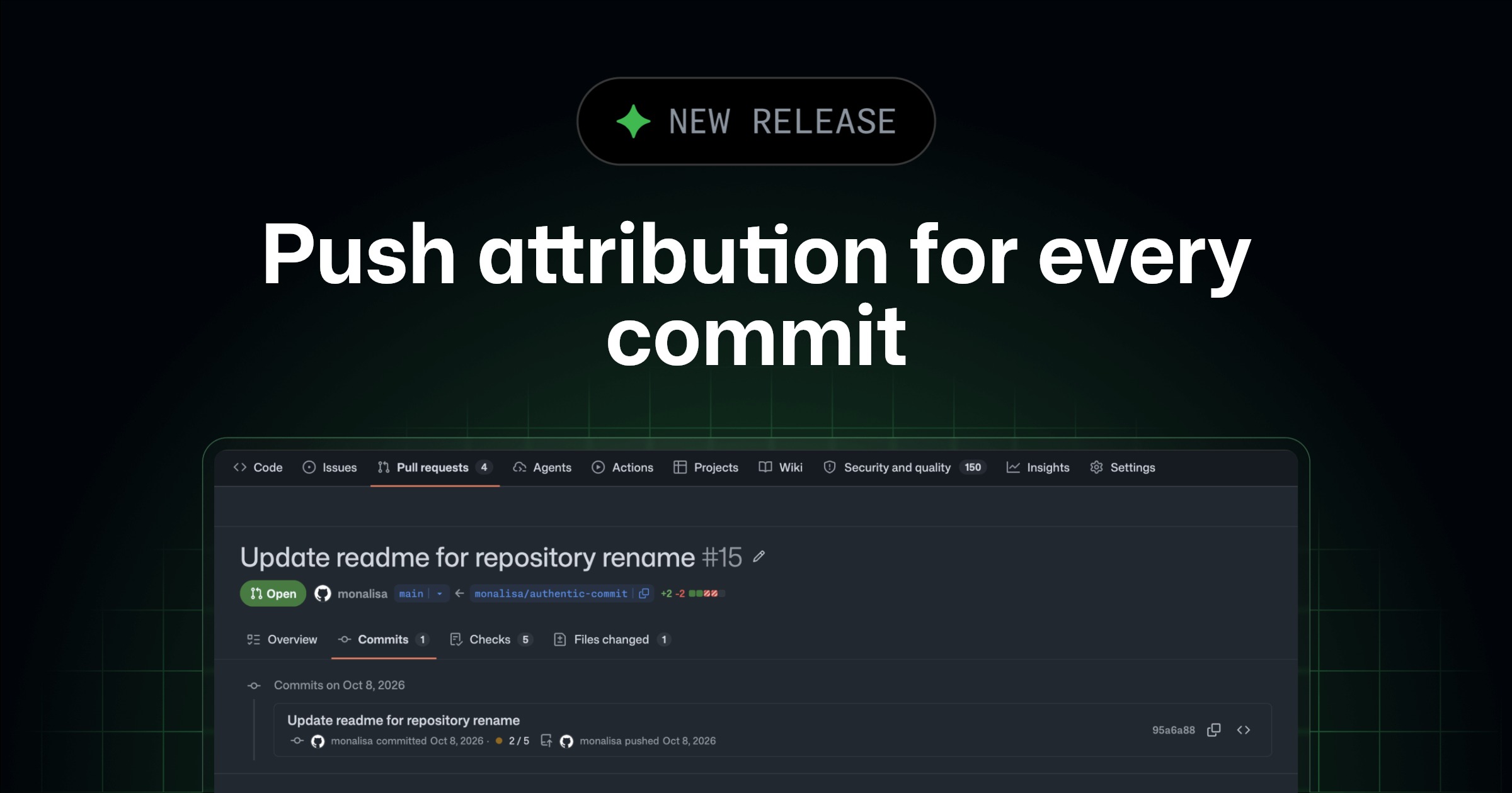 GitHub Adds Durable Pusher Attribution for Commits in Limited Public Preview