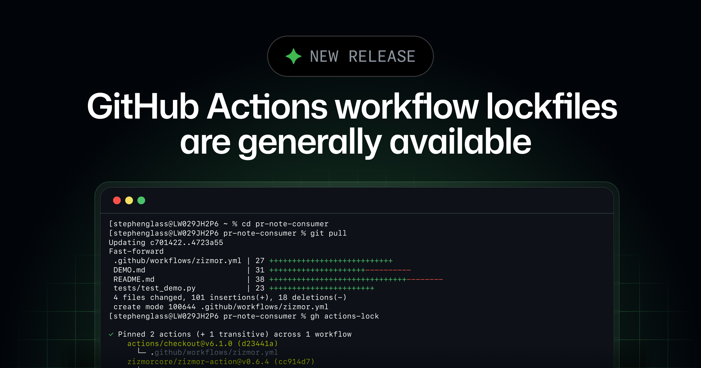 GitHub Actions workflow lockfiles are generally available - GitHub ...